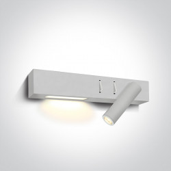 SIENINIS LED ŠVIESTUVAS 65146A/W/W 9W RIGHT BALTAS