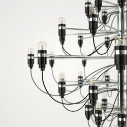 PAKABINAMAS ŠVIESTUVAS 2097 | 30 | CHROMO SPALVOS | FROSTED BULBS kaina