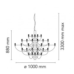 PAKABINAMAS ŠVIESTUVAS 2097 | 50 | ŽALVARIO SPALVOS | CLEAR BULBS pristatymas
