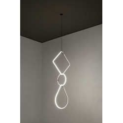 PAKABINAMAS LED ŠVIESTUVAS ARRANGEMENTS DROP DOWN 30W kaina