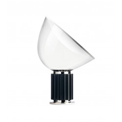 PASTATOMAS | STALINIS LED ŠVIESTUVAS TACCIA 28W H64,5 JUODAS | GLASS