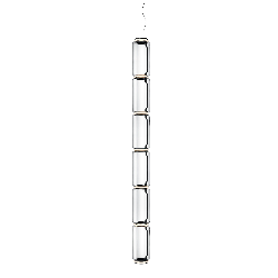 PAKABINAMAS LED ŠVIESTUVAS NOCTAMBULE 6 63W H274| LOW CYLINDER
