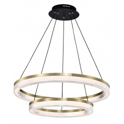 PAKABINAMAS LED ŠVIESTUVAS HAPPINESS 43,6W JUODAS | AUKSO SPALVOS kaina
