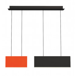 PAKABINAMAS LED ŠVIESTUVAS CHROMA 23,5W ORANŽINIS | JUODAS