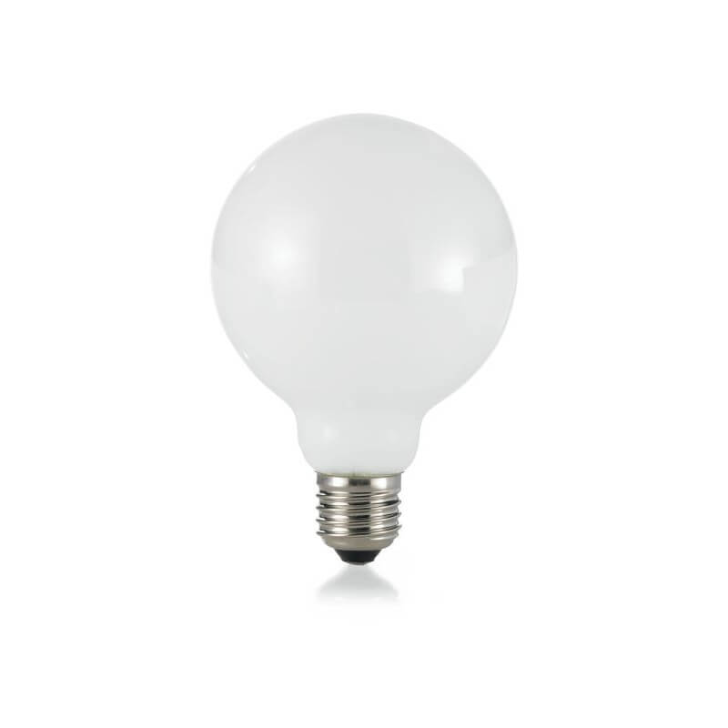 Lemputė E27 GLOBO D125 08W 3000K CRI80 WHITE IDEAL LUX 101354