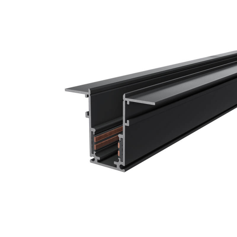 Įleidžiamas profilis Light Plan L-CLICK.20 magnetinei sistemai Trimless 2m Black LC20-PR200-B