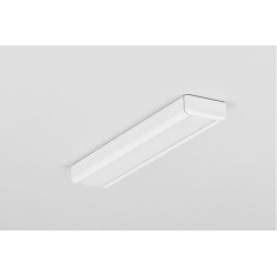 LED PROFILIS SURFACE10 BC/UX PAVIRŠINIS, 2M, BALTAS pigiau