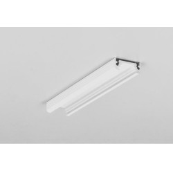 LED PROFILIS SURFACE10 BC/UX PAVIRŠINIS, 2M, BALTAS kaina