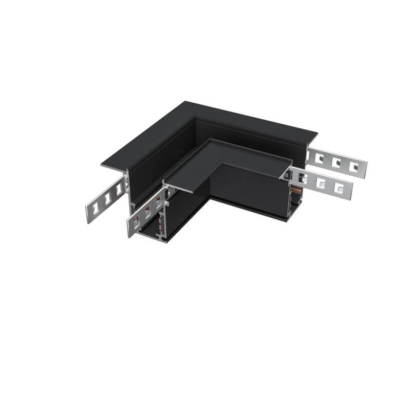 Kampinė jungtis Light Plan L-CLICK.20 magnetinės sistemos įleidžiamiems Trimless profiliams LC20-CPT-B