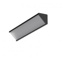 LED PROFILIS CABI12 E KAMPINIS, 2M, JUODAS pigiau