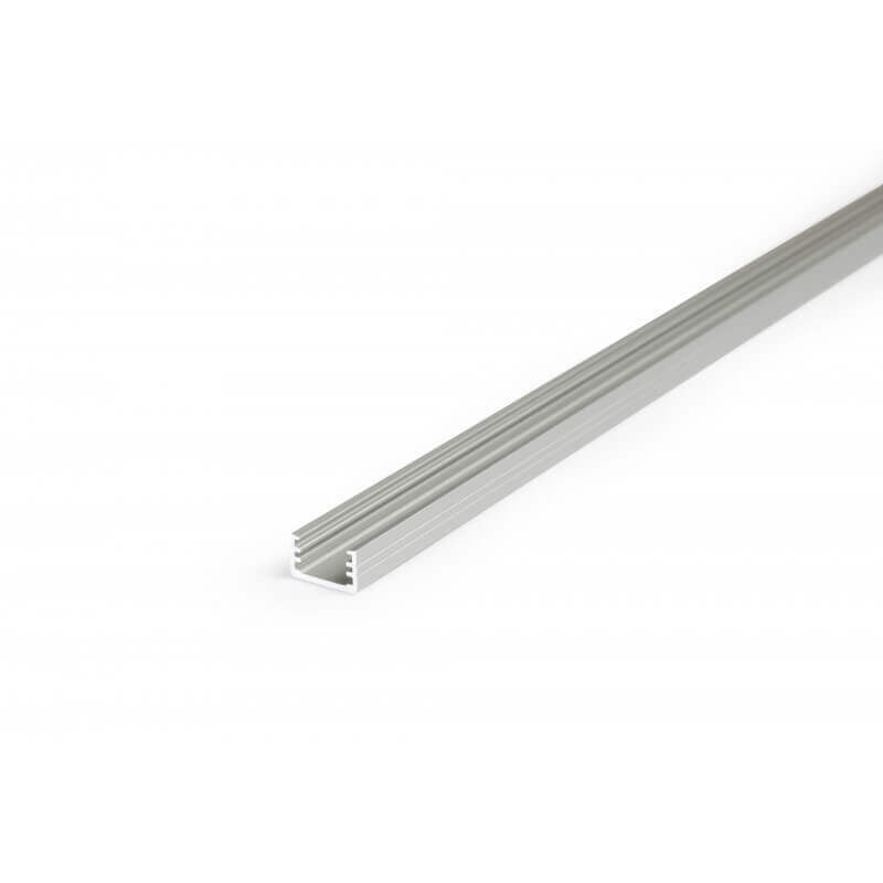 LED PROFILIS TOPMET SLIM8 AC2/Z PAVIRŠINIS, 2M, ALIUMINIS 89030000