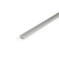 LED PROFILIS SLIM8 AC2/Z PAVIRŠINIS, 2M, ANODUOTAS ALIUMINIS