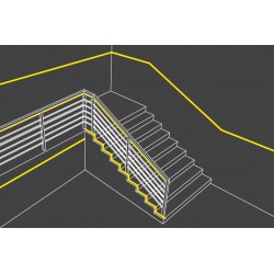 LED PROFILIS SMART10 AC2/Z PAVIRŠINIS, 2M, BALTAS pristatymas