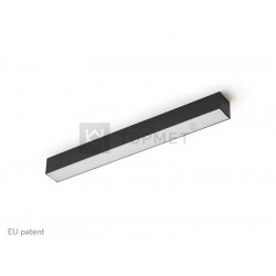 LED PROFILIS PHIL53 C10 PAVIRŠINIS, 2M, JUODAS kaina