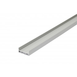 LED PROFILIS VARIO30-01 ACDE-9/TY PAVIRŠINIS, 2M, ANODUOTAS ALIUMINIS