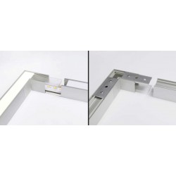 LED PROFILIS LINEA20 EE7F/TY PAVIRŠINIS, 2M, BALTAS kaina