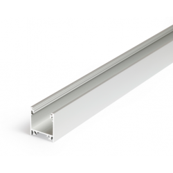 LED PROFILIS LINEA20 EE7F/TY PAVIRŠINIS, 2M, ANODUOTAS ALIUMINIS