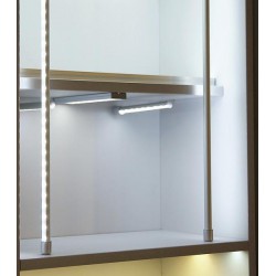 LED PROFILIS WIDE24 G/W PAVIRŠINIS, 2M, ANODUOTAS ALIUMINIS skubiai