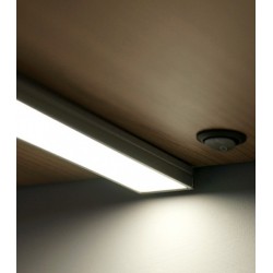 LED PROFILIS WIDE24 G/W PAVIRŠINIS, 2M, ANODUOTAS ALIUMINIS kaina