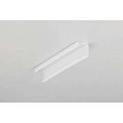 LED PROFILIS SLASH8 ĮLEIDŽIAMAS, 1M, BALTAS, PLASTIKINIS