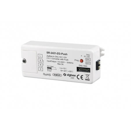 VALDIKLIS ZIGBEE DALI | 0/1-10V | PUSH DIM SR-2421-ZG-PUSH sunricher