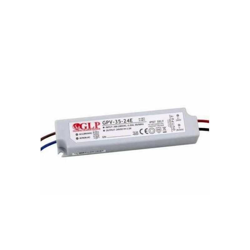 LED juostų maitinimo šaltinis 24V 36W