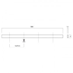 NEHERMETIŠKA COB LED JUOSTA XSOLIS 10W 24V 3000K 5 M pigiau