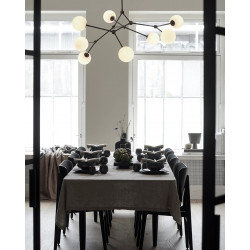 PAKABINAMAS ŠVIESTUVAS DROP CHANDELIER L157 PILKAS atsiliepimai