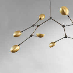 PAKABINAMAS ŠVIESTUVAS DROP CHANDELIER L154 ŽALVARIO SPALVOS kaina