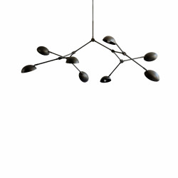 PAKABINAMAS ŠVIESTUVAS DROP CHANDELIER L155 BRONZOS SPALVOS