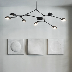 PAKABINAMAS ŠVIESTUVAS DROP CHANDELIER L155 BRONZOS SPALVOS pristatymas