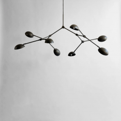 PAKABINAMAS ŠVIESTUVAS DROP CHANDELIER L155 BRONZOS SPALVOS pigiau