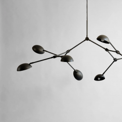 PAKABINAMAS ŠVIESTUVAS DROP CHANDELIER L111 BRONZOS SPALVOS pigiau