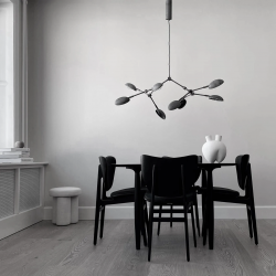 PAKABINAMAS ŠVIESTUVAS DROP CHANDELIER L87 OXIDIZED pigiau