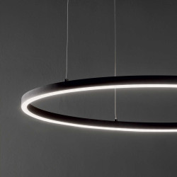 Pakabinamas LED šviestuvas ORACLE SLIM D70 4000K JUODAS pigiau