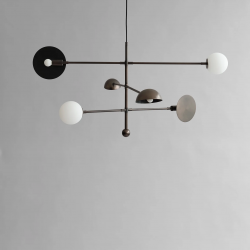 PAKABINAMAS ŠVIESTUVAS SAHN CHANDELIER L125 BRONZOS SPALVOS internetu