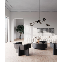 PAKABINAMAS ŠVIESTUVAS STINGRAY CHANDELIER L152 BRONZOS SPALVOS pigiau