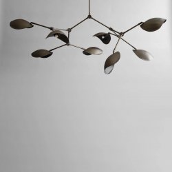 PAKABINAMAS ŠVIESTUVAS STINGRAY CHANDELIER L152 BRONZOS SPALVOS kaina