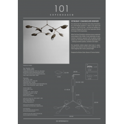 PAKABINAMAS ŠVIESTUVAS STINGRAY CHANDELIER L152 BRONZOS SPALVOS atsiliepimai