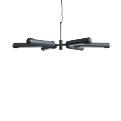 PAKABINAMAS ŠVIESTUVAS BULLET CHANDELIER BRONZOS SPALVOS