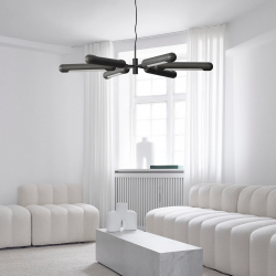 PAKABINAMAS ŠVIESTUVAS BULLET CHANDELIER BRONZOS SPALVOS internetu