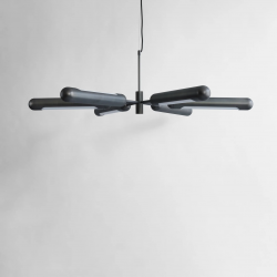 PAKABINAMAS ŠVIESTUVAS BULLET CHANDELIER BRONZOS SPALVOS kaina