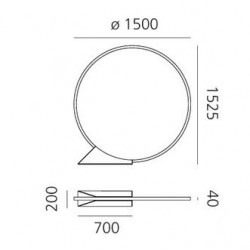 PASTATOMAS LED ŠVIESTUVAS O 65W D150 pristatymas