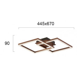 LUBINIS LED ŠVIESTUVAS LINUS 42W COOPER