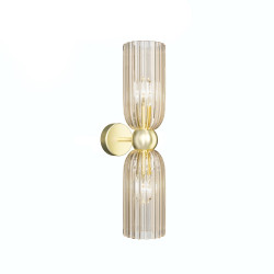 Sieninis šviestuvas Antic 2 Cognac/Brass pigiau