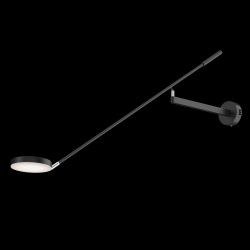 Sieninis LED šviestuvas Fad 6W JUODAS kaina