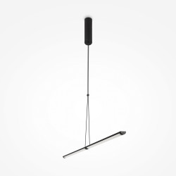 Pakabinamas LED šviestuvas Supersymmetry 18W JUODAS pigiau