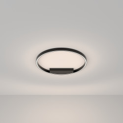 Lubinis | sieninis LED šviestuvas RIM 37W D60 JUODAS pristatymas