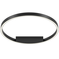Lubinis | sieninis LED šviestuvas RIM 37W D60 JUODAS atsiliepimai