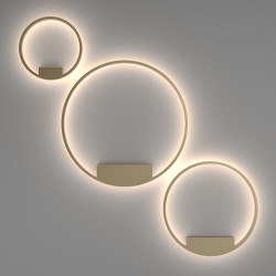 Lubinis | sieninis LED šviestuvas RIM 25W 4000K D40 ŽALVARIO SPALVOS